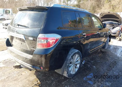 2009 Toyota Highlander Hybrid Limited z USA, uszkodzony, nr VIN JTEEW44A592029859